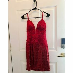Jovani Dress, Size 4, Red